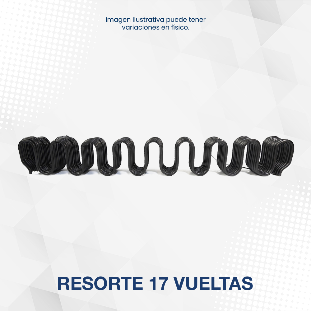 Resorte de 17 vueltas 